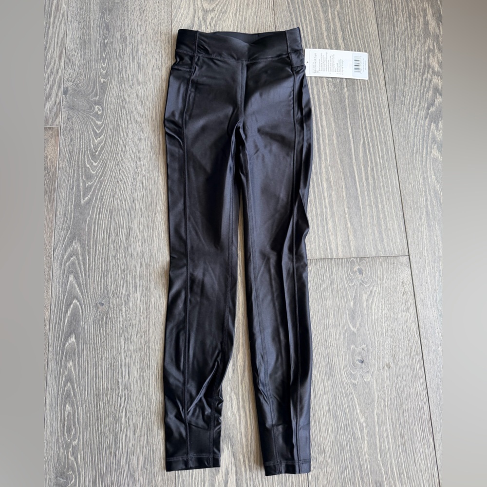 Peloton x Lululemon Satin Shine HR Tight in Black Size 0